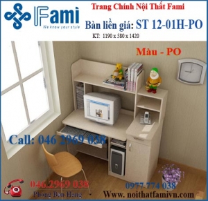 Bàn học có giá sách  ST12-01H-PO