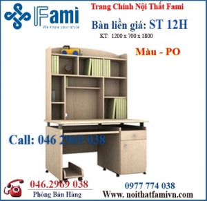 Bàn học có giá sách  ST12H-PO