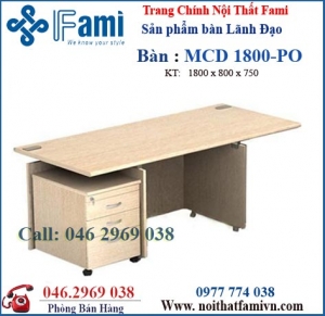 Bàn giám đốc MCD1800H-PO