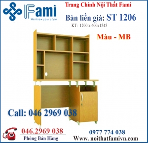 Bàn học có giá sách  ST1206-MB